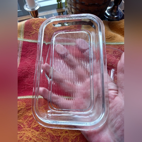 Vintage clear butter dish - Picture 2 of 7
